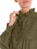 Blusa Algodón Orgánico Mujer Lhotse Verde Rockford