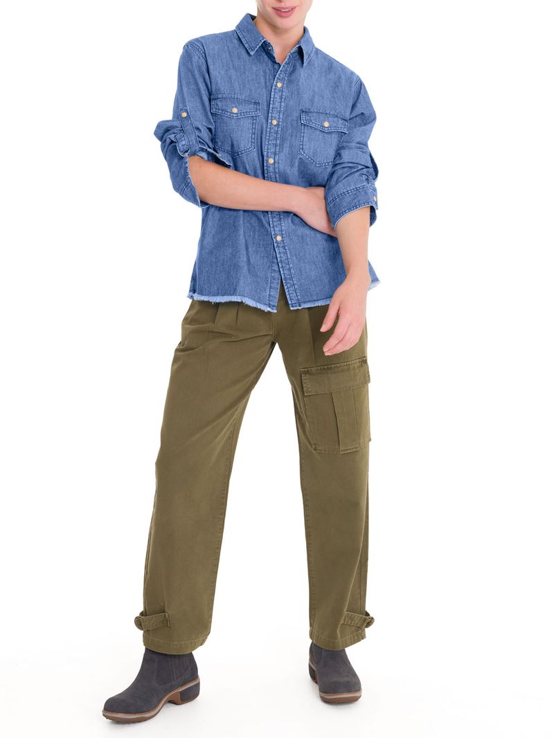 Blusa-Algodon-Organico-Mujer-Kilimanjaro-Azul-Rockford