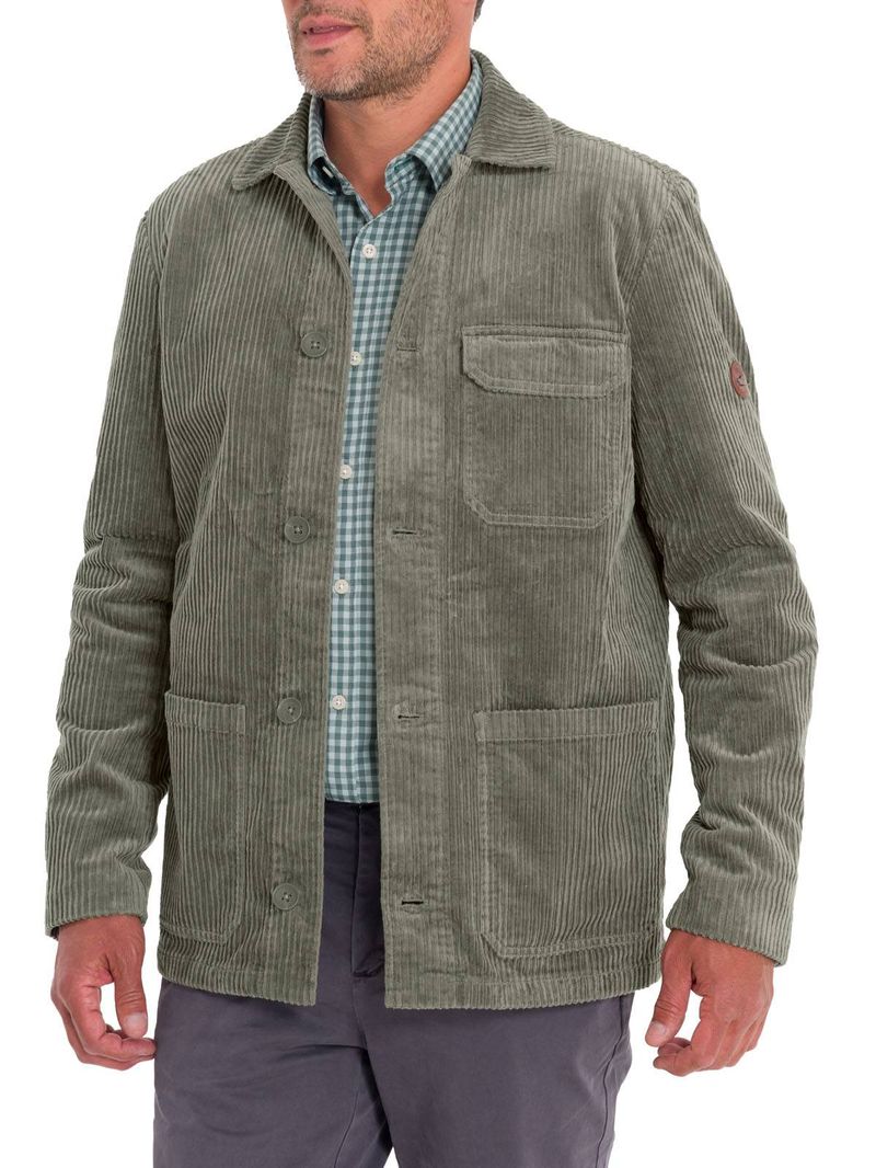 Overshirt Algodón Hombre Bellagio Verde Rockford