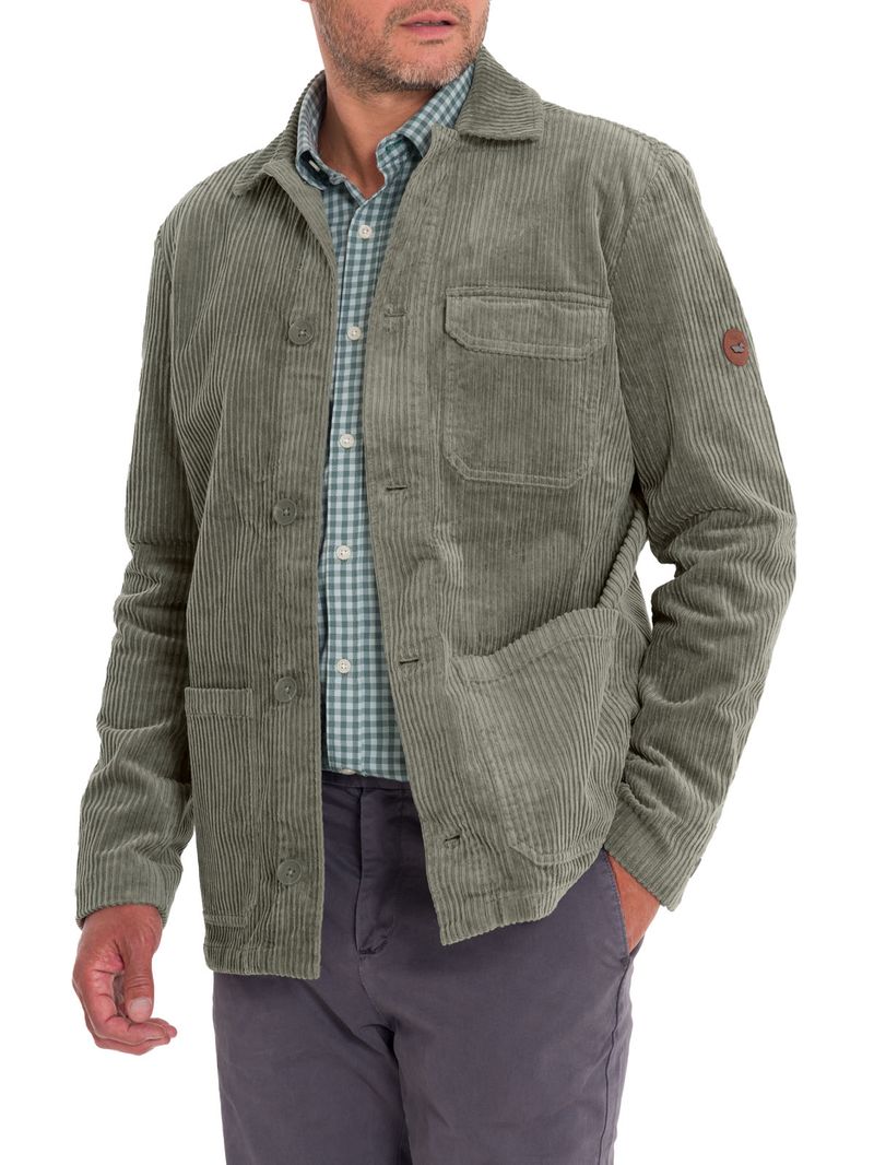 Overshirt Algodón Hombre Bellagio Verde Rockford