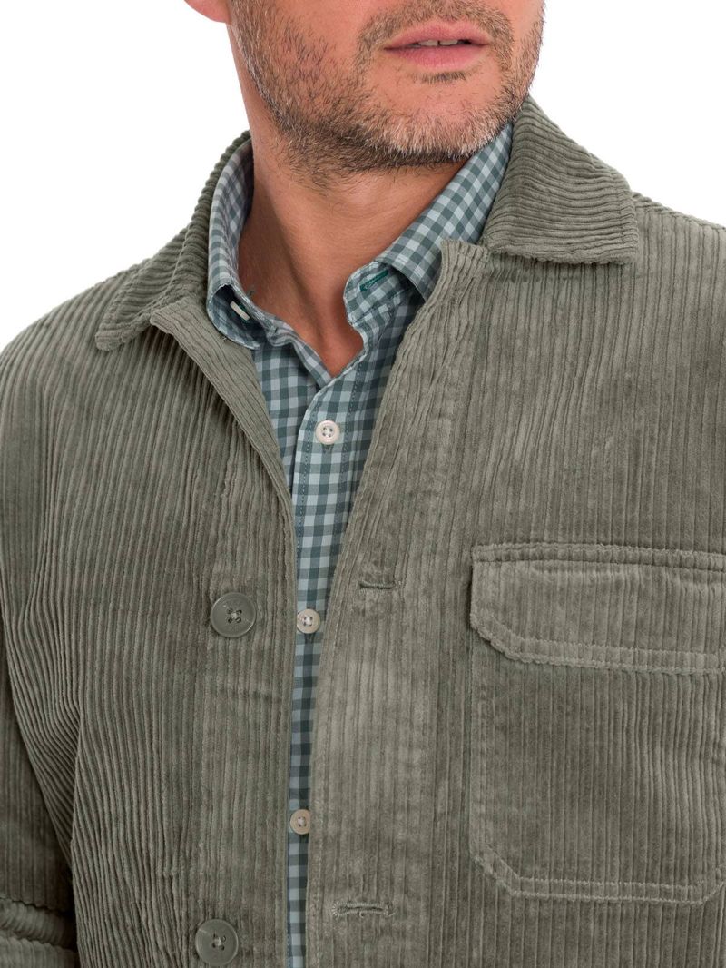 Overshirt-Algodon-Hombre-Bellagio-Verde-Rockford