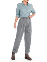 Pantalón Algodón Orgánico Mujer Mavecure Gris Rockford