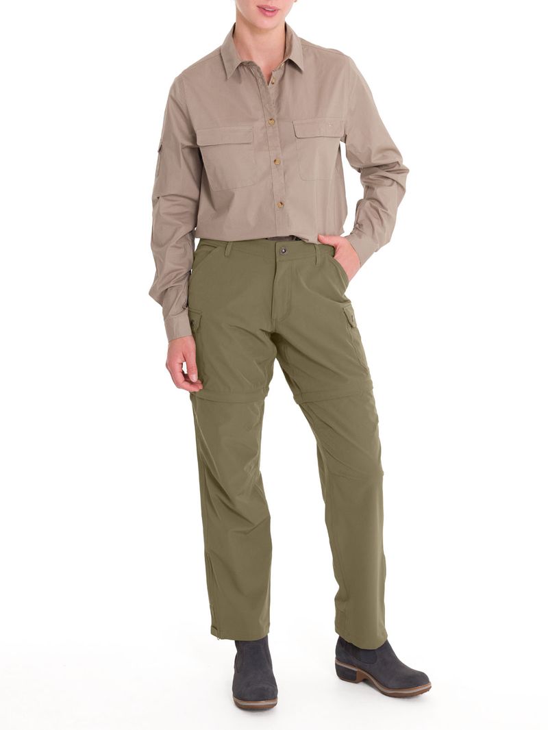 Pantalon-Fibras-Recicladas-Mujer-Desmontable-Verde-Rockford