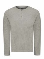 Polera-Algodon-Organico-Hombre-Wafle-Gris-Rockford