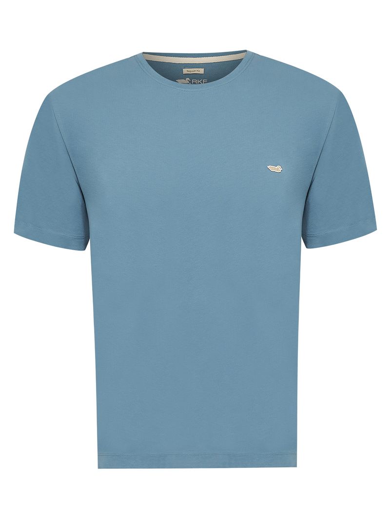 Polera-Algodon-Organico-Hombre-Basic-Azul-Rockford