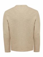 Polera-Algodon-Organico-Hombre-Wafle-Beige-Rockford