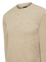 Polera-Algodon-Organico-Hombre-Wafle-Beige-Rockford