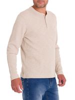 Polera-Algodon-Organico-Hombre-Wafle-Beige-Rockford