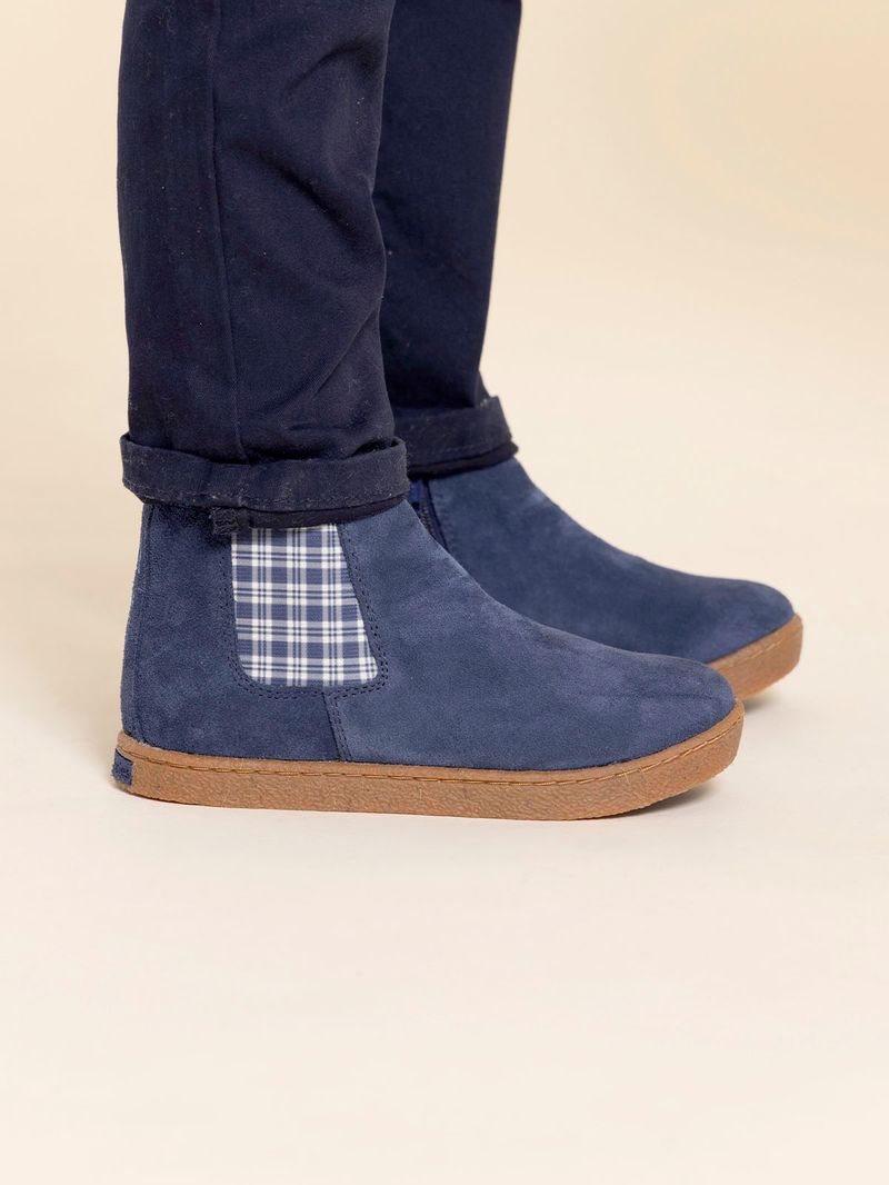 Botin-Gamuza-Niño-Piombino-Azul