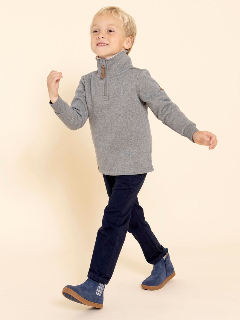 Botin-Gamuza-Niño-Piombino-Azul