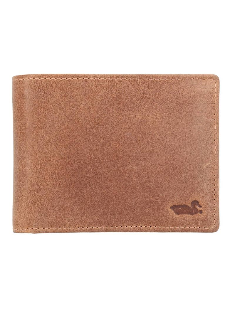 Billetera Cuero Hombre Fd Simple Bifold Tan Rockford