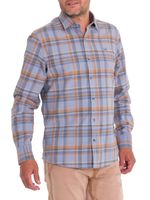 Camisa-Algodon-Organico-Hombre-Flannel-Azul-Rockford