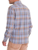 Camisa-Algodon-Organico-Hombre-Flannel-Azul-Rockford