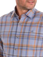 Camisa-Algodon-Organico-Hombre-Flannel-Azul-Rockford