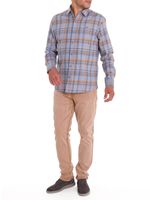 Camisa-Algodon-Organico-Hombre-Flannel-Azul-Rockford