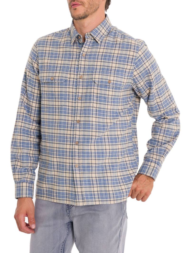 Camisa-Algodon-Organico-Hombre-Padua-Azul-Rockford