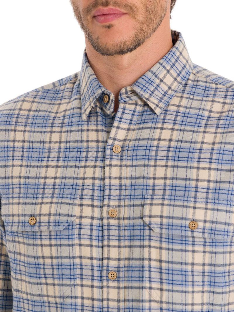 Camisa-Algodon-Organico-Hombre-Padua-Azul-Rockford