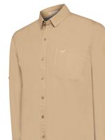 Camisa Algodón Orgánico Hombre Galiton Café Rockford