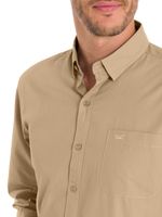 Camisa Algodón Orgánico Hombre Galiton Café Rockford