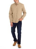 Camisa Algodón Orgánico Hombre Galiton Café Rockford