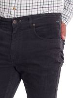 Pantalón Natural Flex Hombre Corduroy Gris Rockford