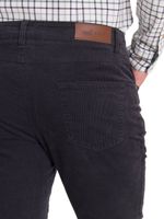 Pantalón Natural Flex Hombre Corduroy Gris Rockford