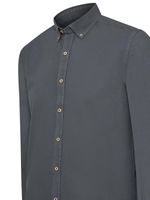 Camisa-Algodon-Organico-Hombre-Hunter-Azul-Rockford