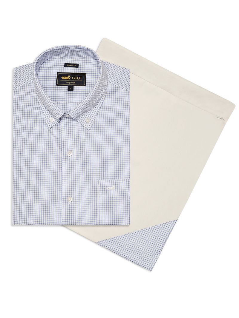 Camisa Cuello Button-Down Hombre WF Celeste Rockford
