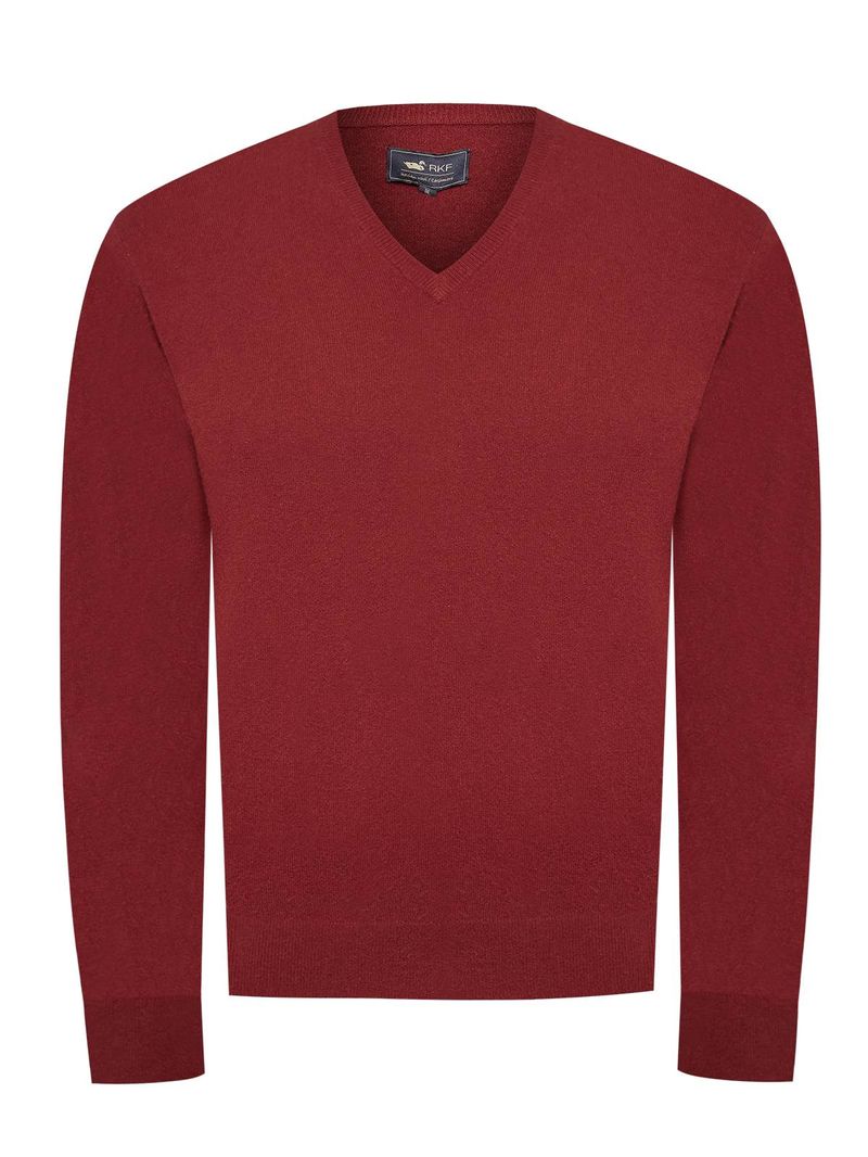 Sweater-Lana-Hombre-Italy-V-Rojo-Rockford