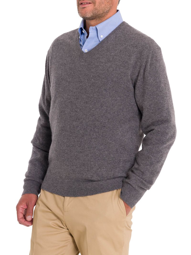 Sweater-Lana-Hombre-Italy-V-Gris-Rockford