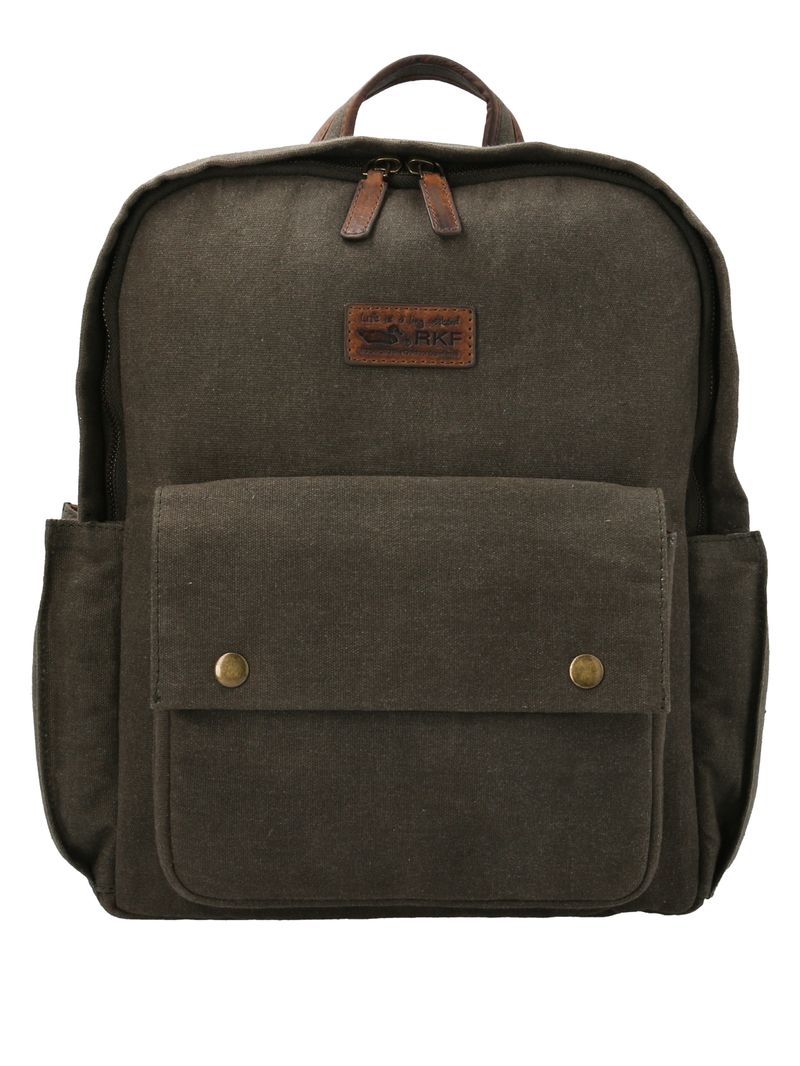 Mochila Cuero Mujer Wx Emma Backpack Oliva Rockford