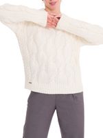 Sweater Fibras Naturales Mujer Rumany Blanco Rockford
