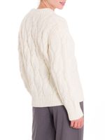 Sweater Fibras Naturales Mujer Rumany Blanco Rockford