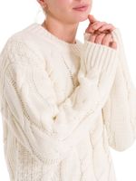 Sweater Fibras Naturales Mujer Rumany Blanco Rockford