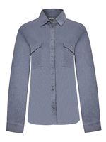 Blusa Algodón Orgánico Mujer Manaslu Azul Rockford