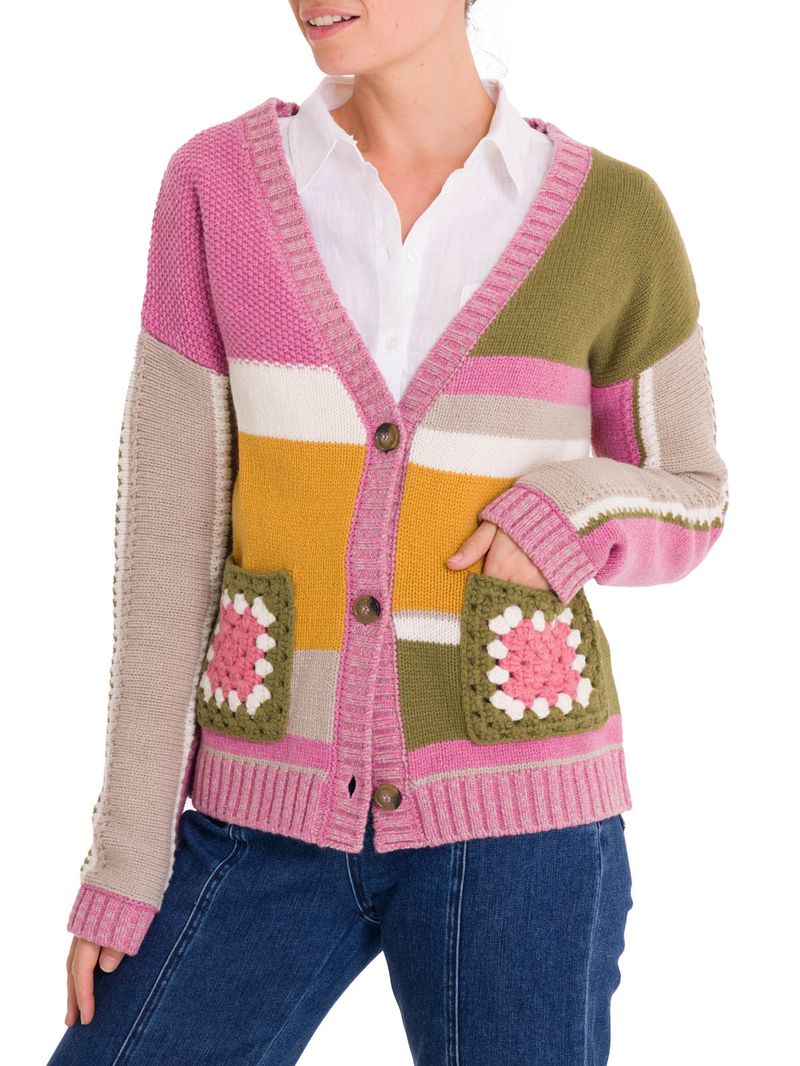 Sweater Lana Mujer Mercedario Rosado Rockford