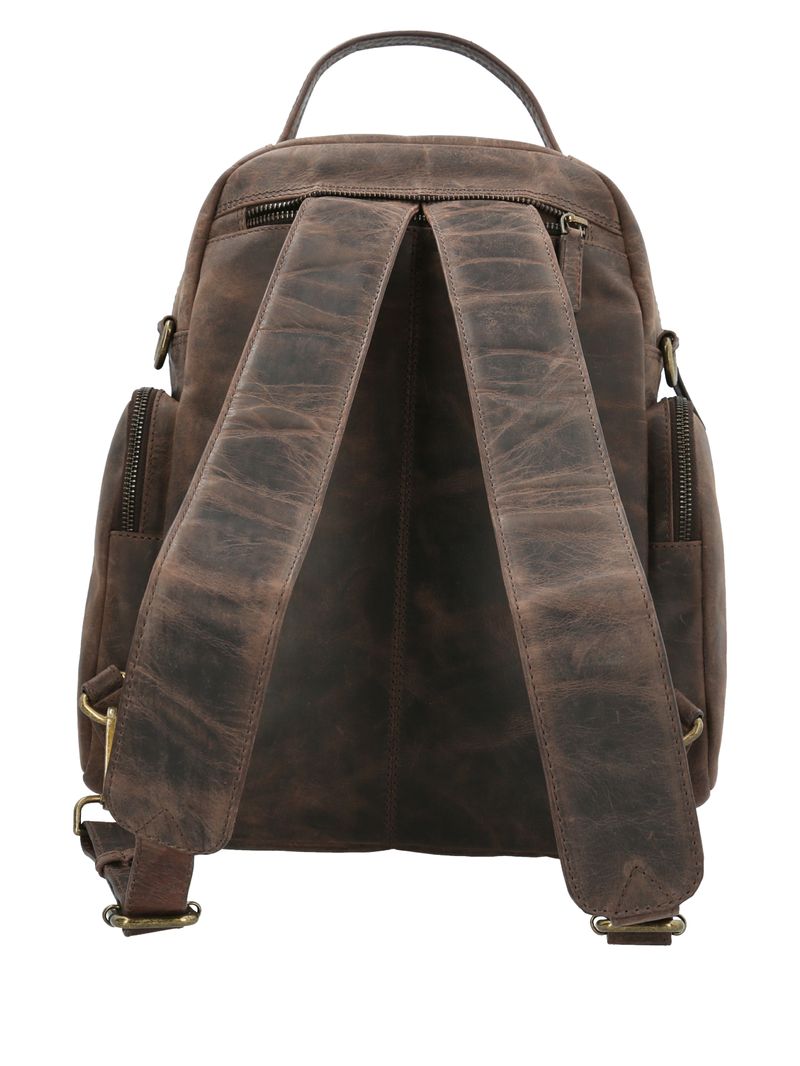 Mochila Cuero Unisex Ks Clough Backbag Chocolate Rockford