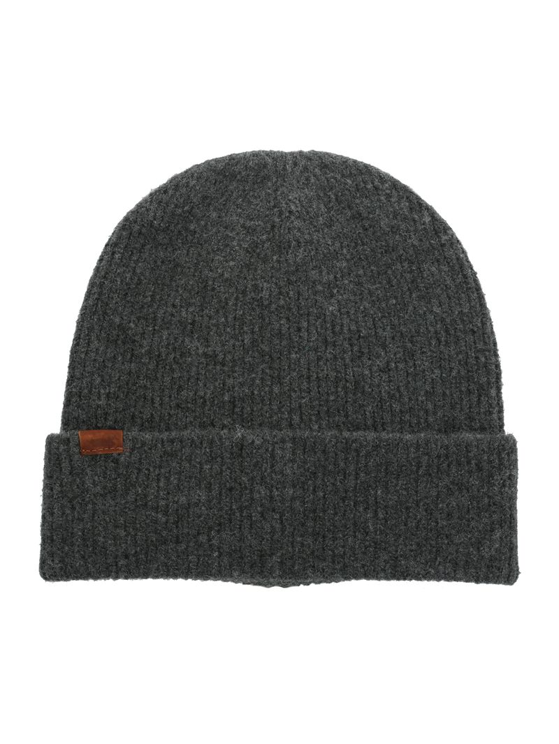 Gorro Fibras Recicladas Unisex Beanie Plain Negro Rockford