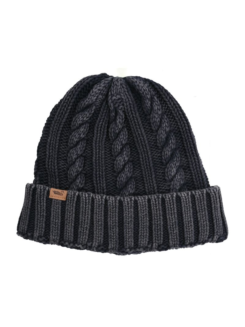 Gorro Algodón Unisex Beanie Braid Washed Azul Rockford