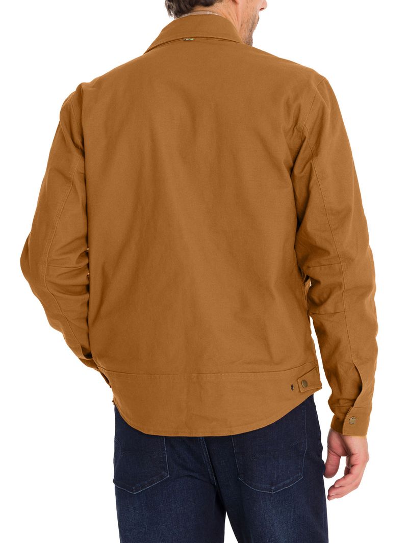 Chaqueta Algodón Orgánico Hombre Golfo Café Rockford