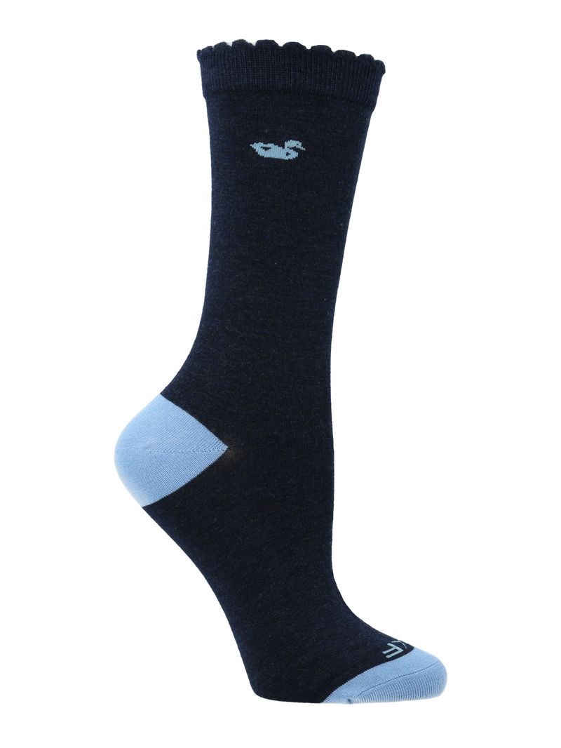 Calcetin-Bambu-Mujer-St-Plain-Duck-Azul-Rockford