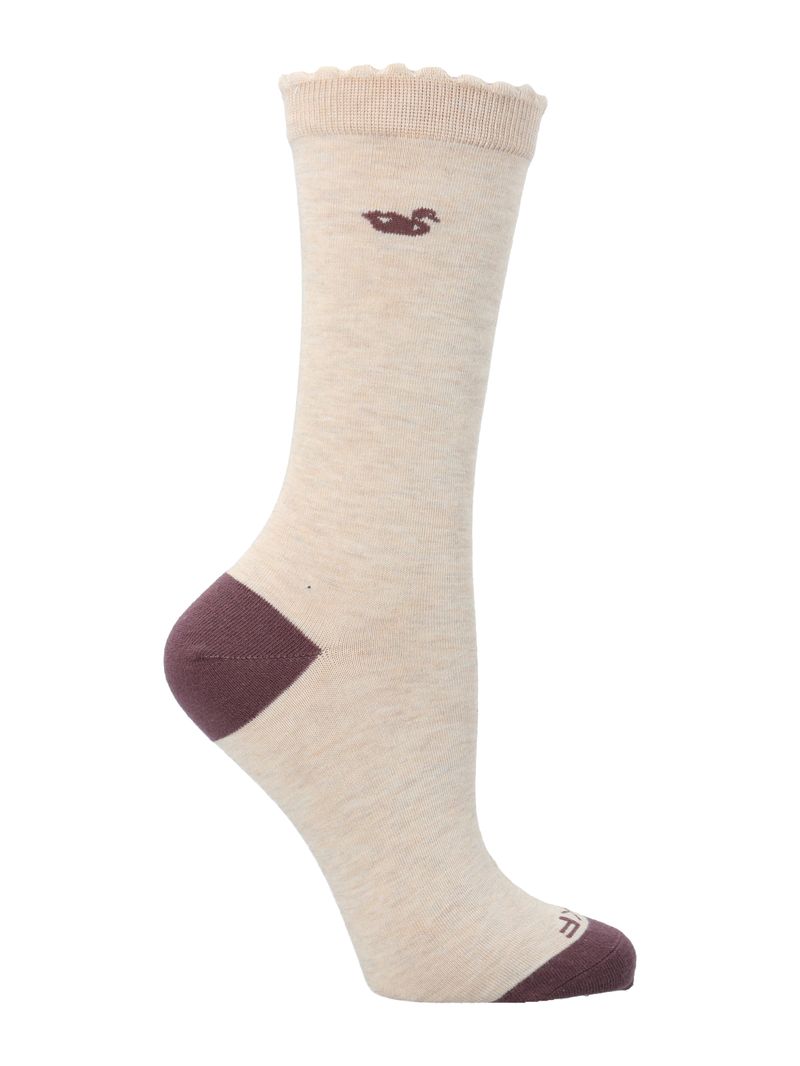 Calcetin-Bambu-Mujer-St-Plain-Duck-Beige-Rockford