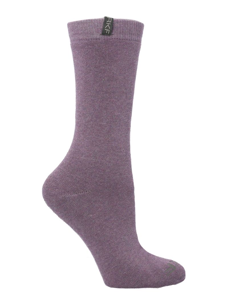 Calcetin-Bambu-Mujer-Heavy-Plain-Morado-Rockford