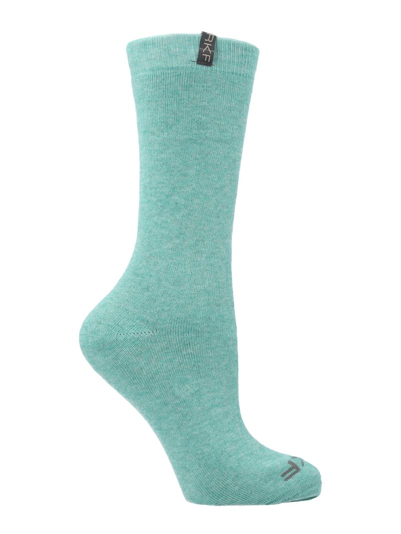 Calcetin-Bambu-Mujer-Heavy-Plain-Verde-Rockford