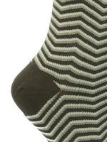 Calcetin-Bambu-Mujer-Kh-Zigzag-Verde-Rockford