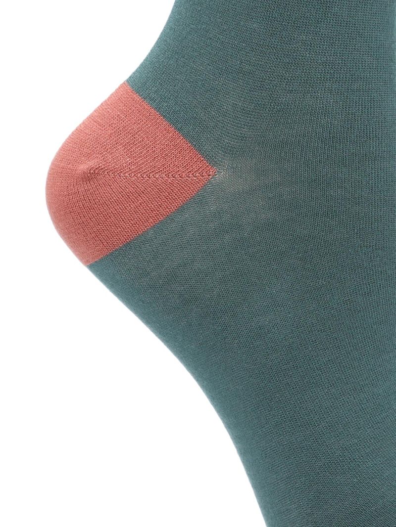 Calcetin-Bambu-Mujer-C-Flower-Azul-Rockford