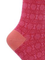 Calcetin-Bambu-Mujer-Kh-Design-Rosado-Rockford