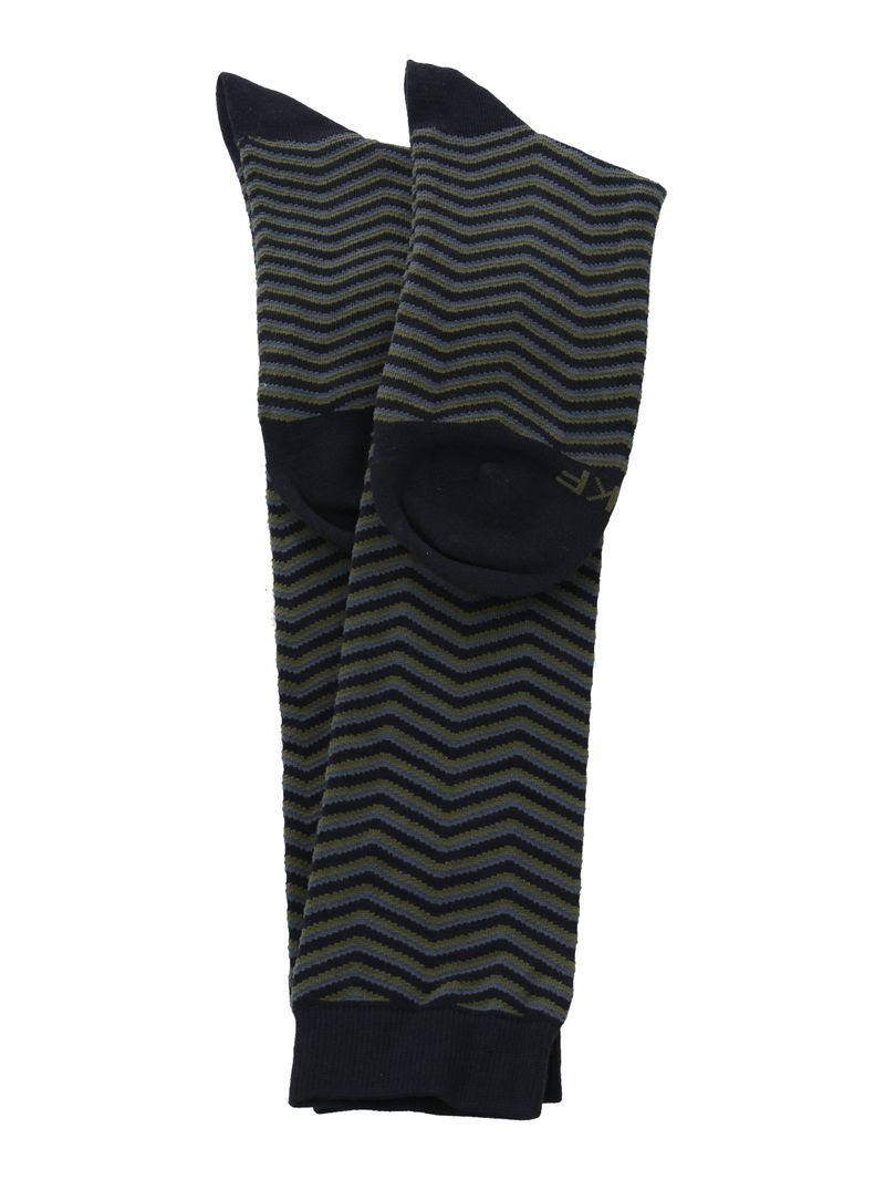 Calcetin-Bambu-Mujer-Kh-Zigzag-Azul-Rockford