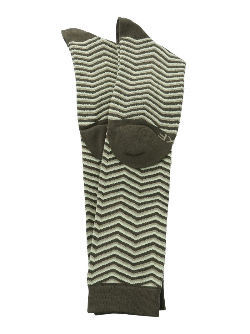 Calcetin-Bambu-Mujer-Kh-Zigzag-Verde-Rockford