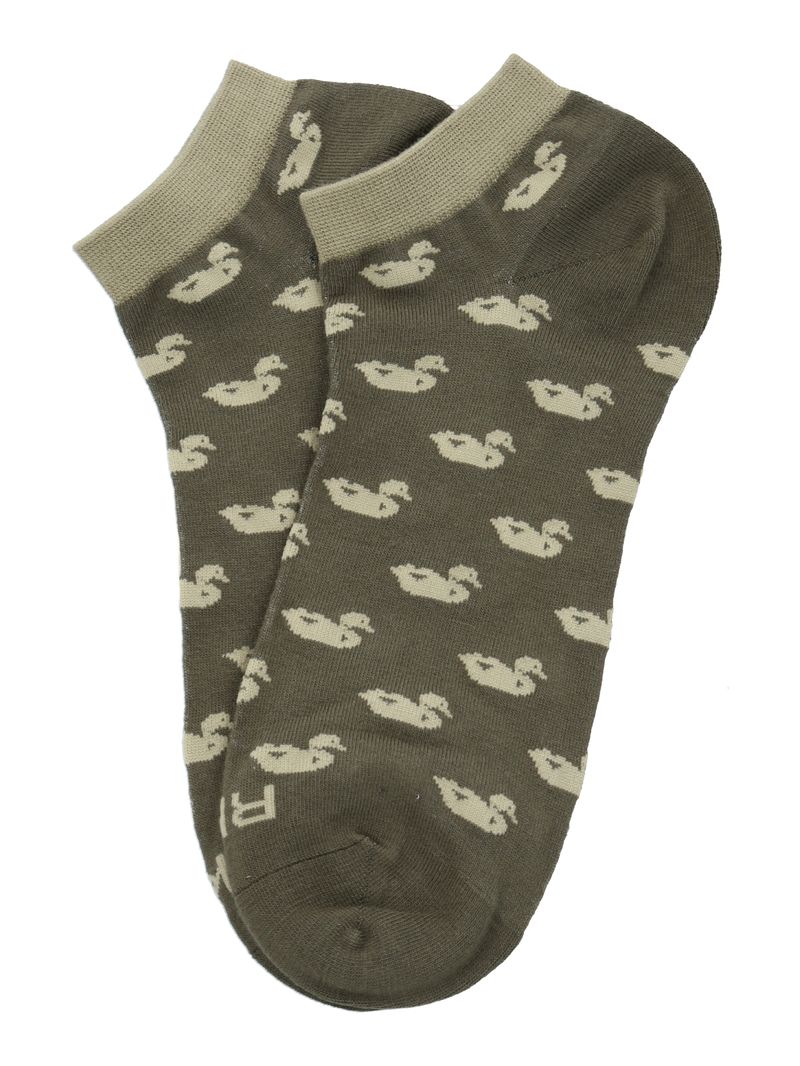 Calcetín Bambú Hombre Ped Ducks Verde Rockford